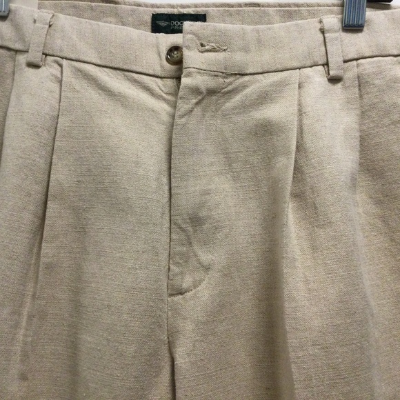NWT Mens Irish Linen Dockers - Picture 10 of 10